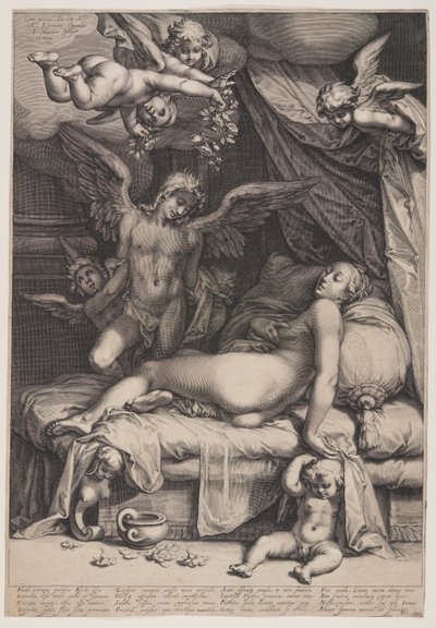 Cupidon et Psyché - Jacob Matham