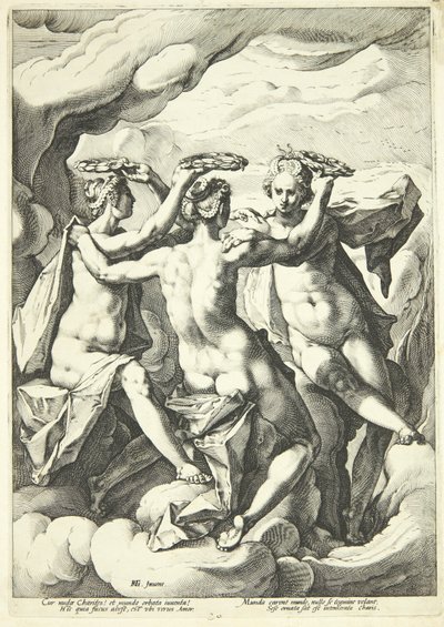 Les trois Grâces - Jacob Matham
