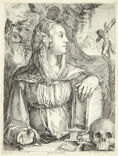 Marie Madeleine pénitente - Jacob Matham