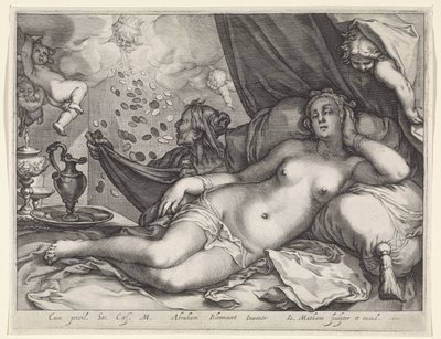 Jupiter et Danaé - Jacob Matham