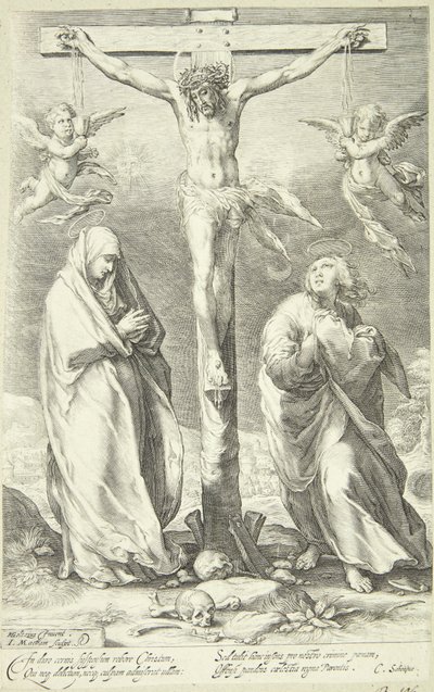 Christ sur la croix - Jacob Matham