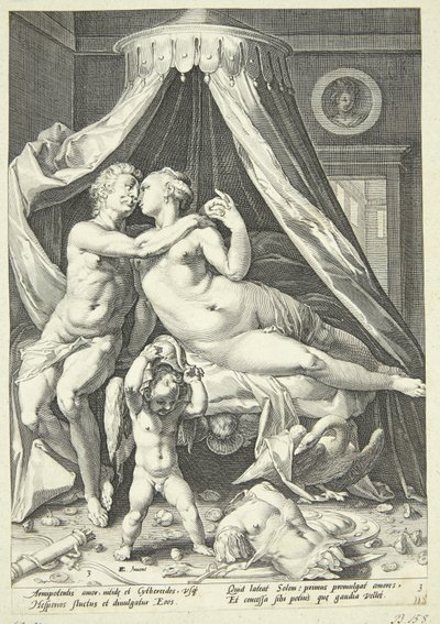 Mars et Vénus - Jacob Matham