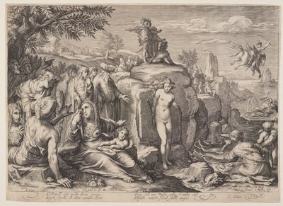 Persée et Andromède - Jacob Matham
