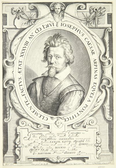 Portrait de Giuseppe Cesari - Jacob Matham