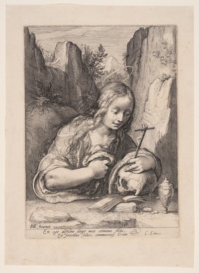 Sainte Marie-Madeleine repentante - Jacob Matham