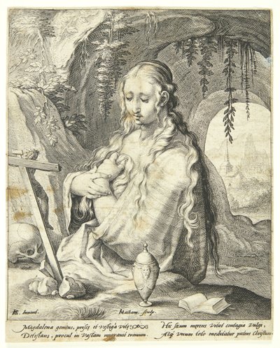 Sainte Marie Madeleine repentante - Jacob Matham