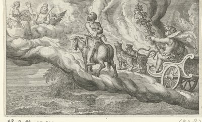 Retour de Vulcain avec Bacchus - Jacob Matham