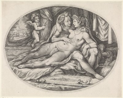Vénus et Adonis - Jacob Matham