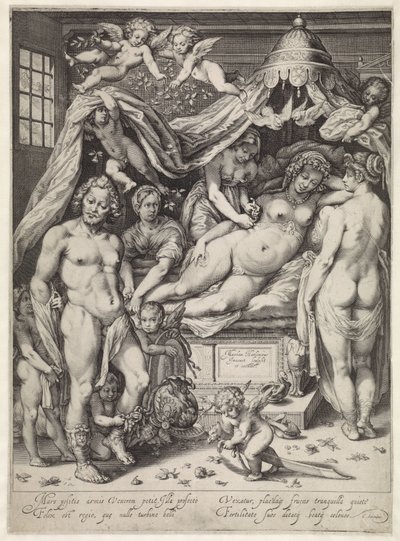 Vénus et Mars - Jacob Matham
