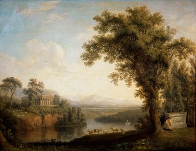 Paysage antique avec le tombeau de Phaéton, 1785 - Jacob Philip Hackert