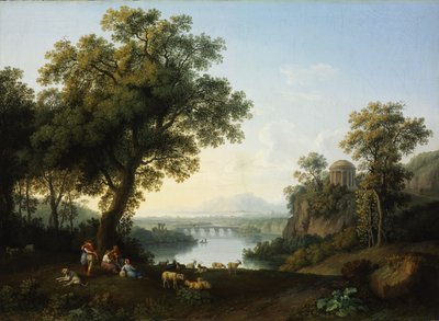 Paysage riverain - Jacob Philipp Hackert