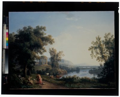Paysage fluvial classique - Jacob Philippe Hackert
