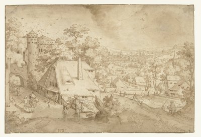 Paysage avec Abraham et Isaac - Jacob Savery (I)