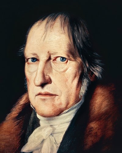 Portrait de Georg Wilhelm Friedrich Hegel - Jacob Schlesinger
