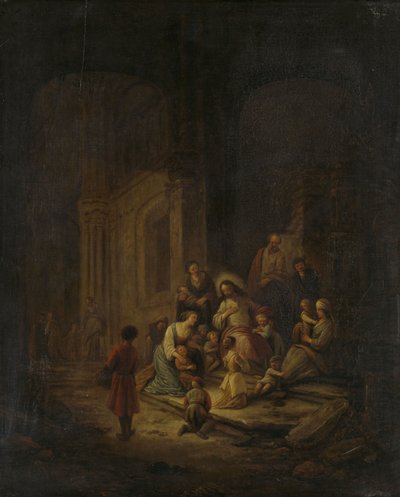 Le Christ bénit les petits enfants - Jacob de I Wet