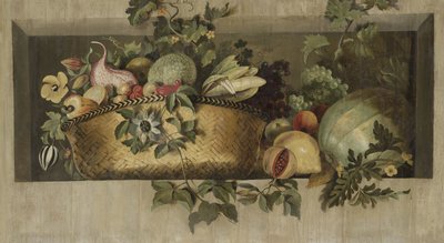 Nature morte avec guirlandes de fruits et de fleurs - Jacob van Campen