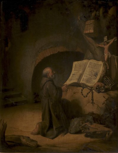 Ermite priant - Jacob van Spreeuwen