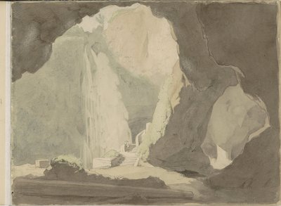 Cascade à Tivoli - Jacobus Everhardus Josephus van den Berg