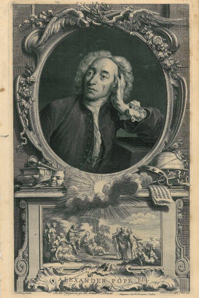 Alexander Pope - Jacobus Houbraken