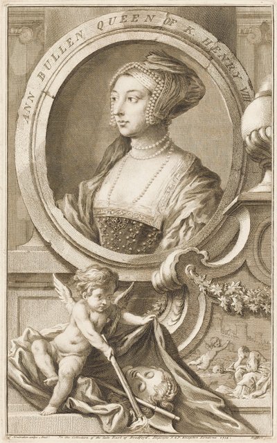 Anne Boleyn (d. 1536) - Jacobus Houbraken
