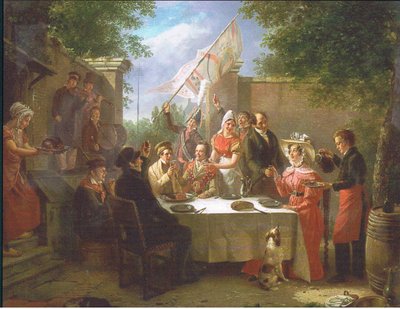 Le festin de mariage, de magazine ou source de livre inconnue - Jacob Joseph Eckhout