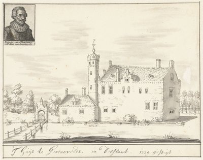 Le château Groenevelt à Delfland - Jacobus Stellingwerff