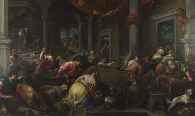 La purification du Temple - Jacopo Bassano and workshop