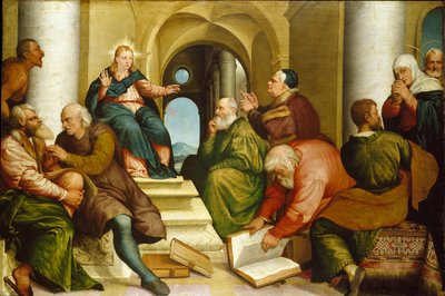 Le Christ parmi les docteurs - Jacopo Bassano il vecchio