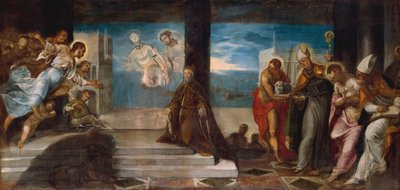 Le Doge Alvise Mocenigo présenté au Rédempteur, c.1577 - Jacopo Robusti Tintoretto