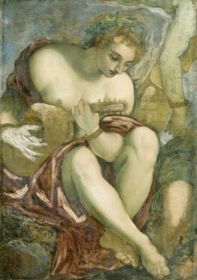 Muse avec luth, vers 1578 - Jacopo Robusti Tintoretto