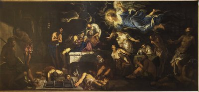 Saint Roch en prison visité par un ange, 1567 - Jacopo Robusti Tintoretto
