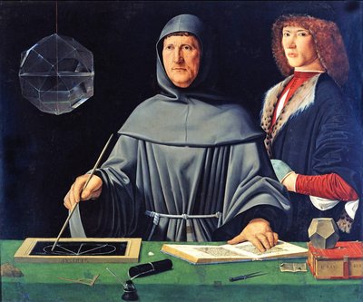 Italien : Portrait de Luca Pacioli Portrait de Luca Pacioli - Jacopo de