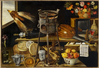 Les cinque sens et les quatres elements The five senses and the four elements … - Jacques (attr. to) Linard