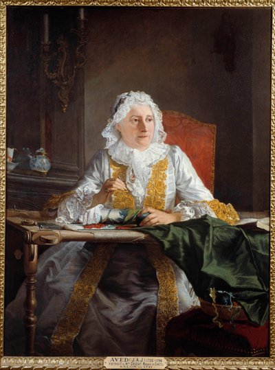 Portrait de Madame Antoine Crozat, Marquise de Châtel - Jacques Andre Joseph Camelot Aved