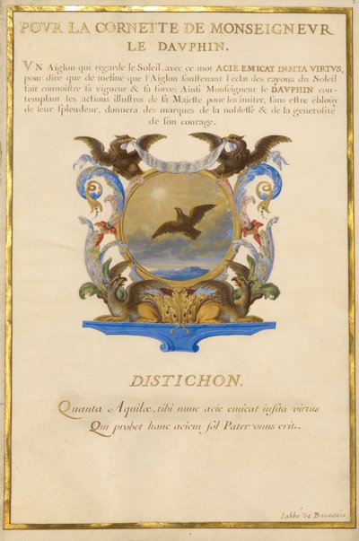 Écusson avec un aigle - Jacques Bailly