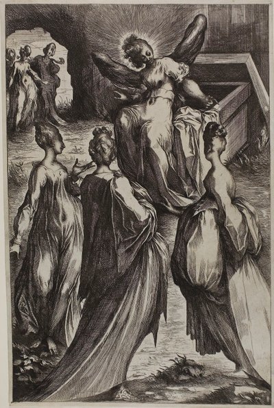Les trois Marie au tombeau avec l