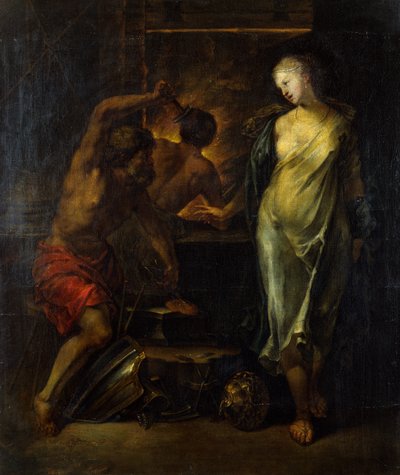 Vulcain forgeant l