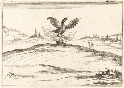 Phénix en feu, 1628 - Jacques Callot