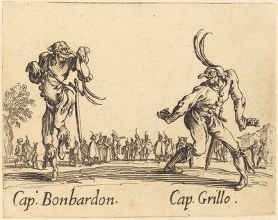 Cap. Bonbardon et Cap. Grillo - Jacques Callot