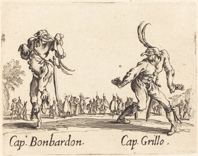 Capitaine Bonbardon et Capitaine Grillo - Jacques Callot