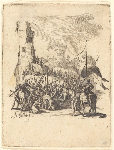 Le Christ portant la croix - Jacques Callot
