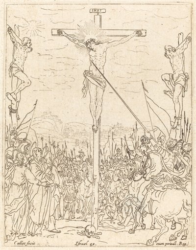 Le Christ en croix - Jacques Callot
