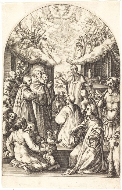 Mort de Saint Benoît - Jacques Callot