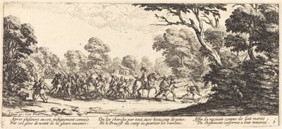 Découverte des soldats criminels, vers 1633 - Jacques Callot