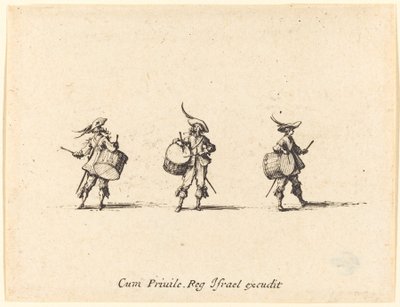 Exercice avec tambours - Jacques Callot