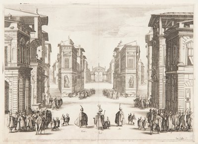 Premier acte de Soliman - Jacques Callot