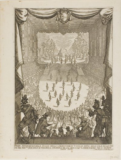 Premier Intermezzo de la Veglia de la "Libération de Tyrsenus et Arnea" - Jacques Callot