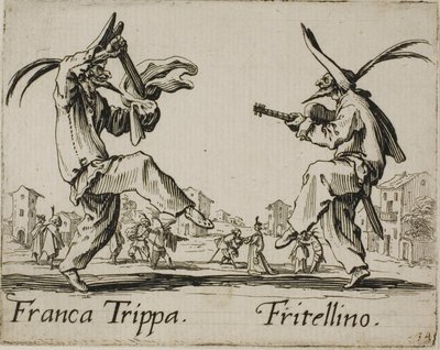 Franca Trippa - Fritellino, assiette 23 de Balli di Sfessania - Jacques Callot