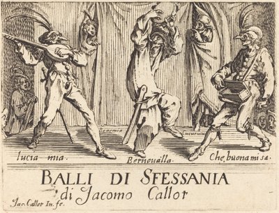 Frontispice pour "Balli di Sfessania" - Jacques Callot