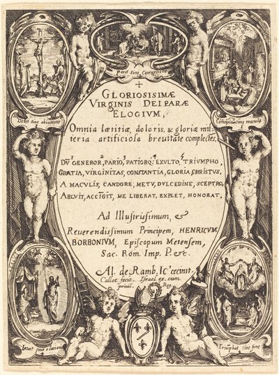 Frontispice pour "Gloriosissimae" - Jacques Callot
